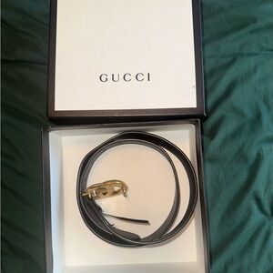 Gucci leather belt